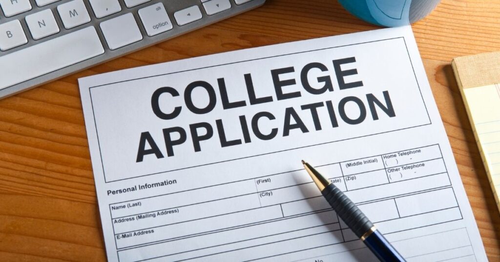 College application form